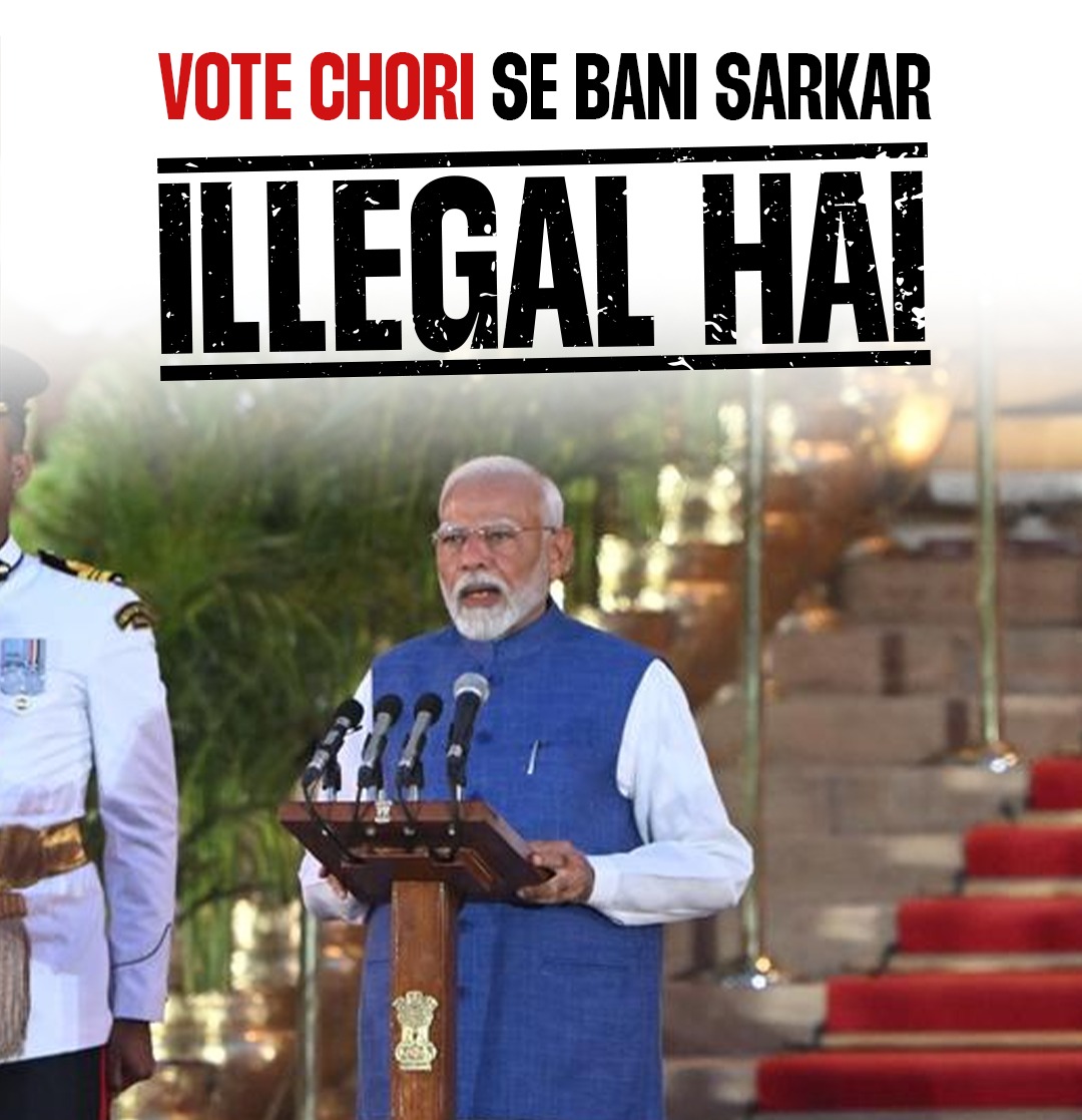 INCIndia's tweet photo. Modi Sarkar Illegal Hai https://t.co/j1fsZr54jC