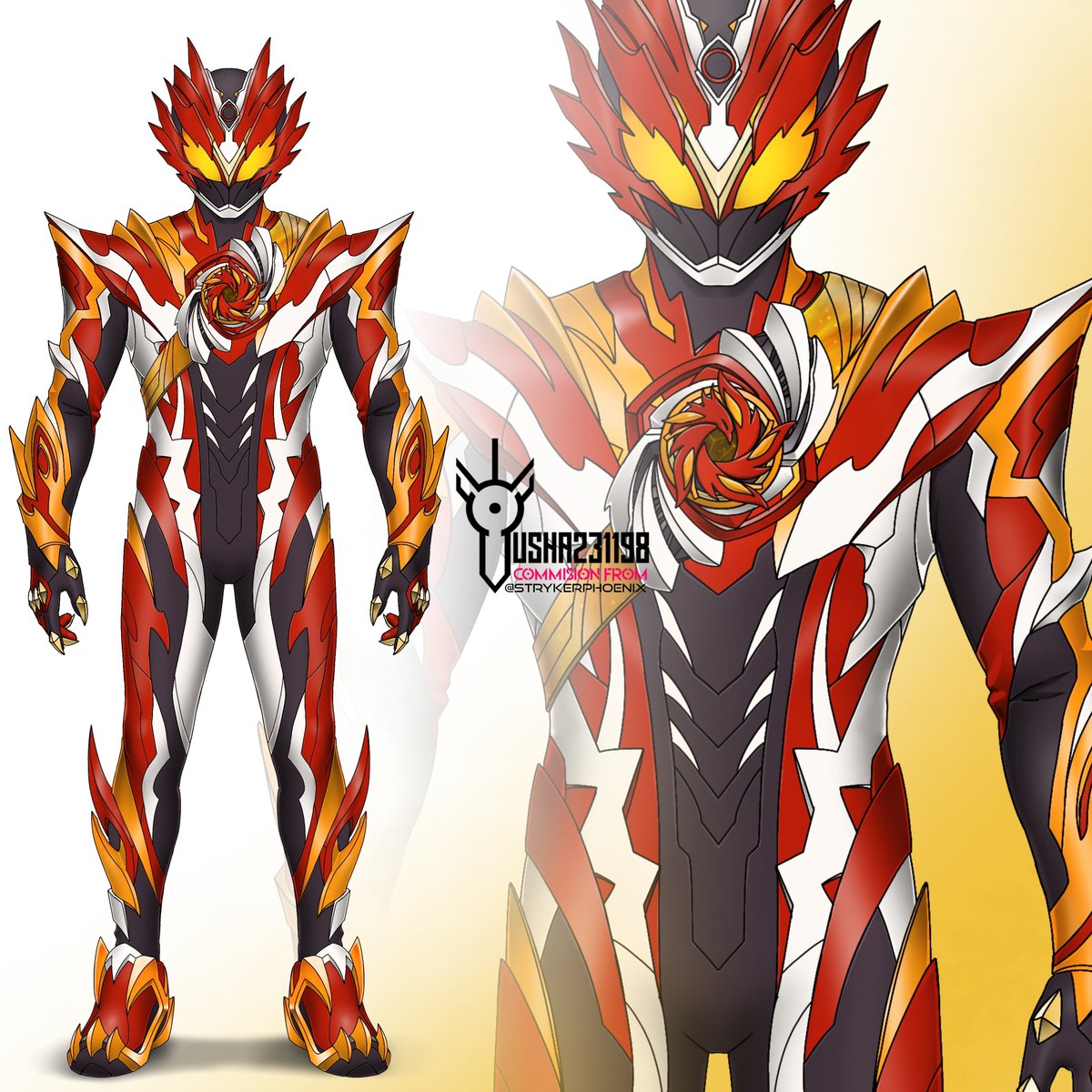 yusha231198's tweet photo. Commision from @StrykerPhoenix

#kamenrider #tokusatsu #kamenriderzeztz #kamenridermyth #tokufans https://t.co/IvuW0Bz89i