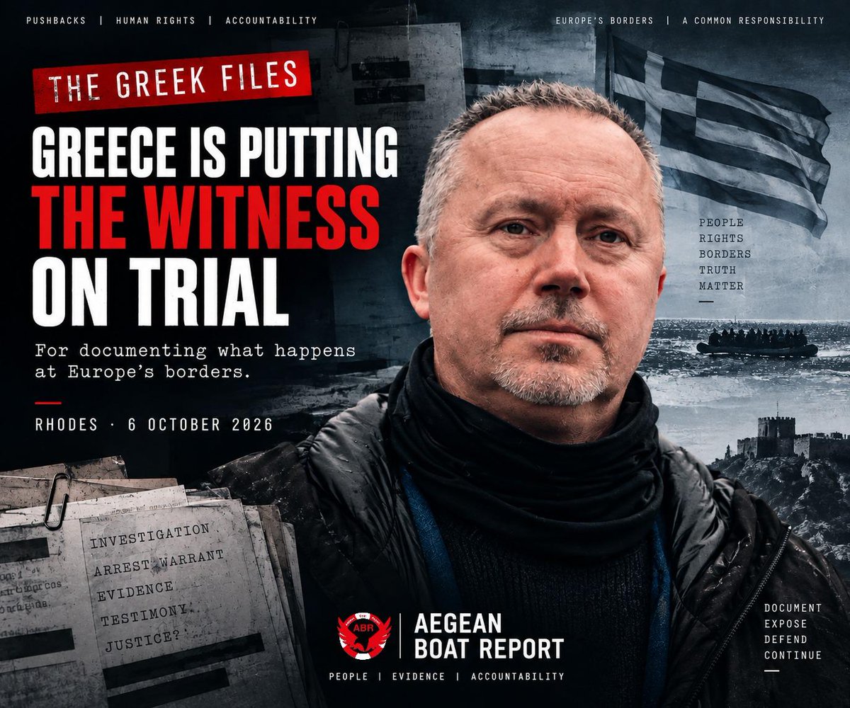 yanisvaroufakis's tweet photo. It has come to that: The witnesses are being prosecuted for the crime of having... witnessed the crime! 

This is a warning to every European. BEWARE: As a European citizen you may be prosecuted by a EU member-state for merely documenting suspect - often criminal - acts by the authorities of an EU member-state. 

The case of Tommy Olsen, and his current prosecution in Rhodes, Greece, should make us all ask again the most pertinent of questions: Who will protect us from our (supposed) protectors? 

WHO IS TOMMY OLSEN?

Tommy Olsen is the Norwegian founder of Aegean Boat Report, an independent organisation established to monitor and document what happens to people crossing the Aegean Sea and arriving on the Greek islands. ABR documents arrivals, distress situations, disappearances, pushbacks and human-rights violations and provides information and
documentation to journalists, lawyers and human-rights organisations.

Olsen has been doing this important work since 2017. The criminal case concerns activities Greek authorities link to his work with refugees and people seeking asylum.

TOMMY'S PROSECUTION

The Greek authorities previously sought his surrender under a European Arrest Warrant. Olsen was arrested at his home in Tromso on 16 March 2026.

On 15 May, the Halogaland Court of Appeal refused to
surrender him. 

THE NORWEGIAN DECISION

On 16 March 2026, Olsen was arrested in Norway under a European Arrest Warrant issued by Greece. Greece soughthis surrender for prosecution. On 15 May 2026, the Halogaland Court of Appeal refused surrender.

Amnesty International reported that the court confirmed that the actions for which Olsen is prosecuted in Greece are not punishable under Norwegian law and that the charges represent a "real risk of violation of his freedom of expression".

Human Rights Watch reported that the appeals court unanimously recognised that the acts described by
Greek authorities did not constitute criminal offences under Norwegian law and that surrender would risk violating

THE GREEK AUTHORITIES' CHARGES

Greek counsel has confirmed the following public wording of the charges:

1. Establishing and participating in a criminal organisation.
2. Facilitating the unlawful entry into Greek territory of third-country nationals without the legally required
border checks, jointly, in respect of multiple persons, for profit and on a professional basis.
3. Facilitating the unlawful stay of third-country nationals in Greek territory, in respect of multiple persons and for profit.

Olsen denies the charges.

LET'S END THIS TRAVESTY. PROSECUTE CRIMES. NOT THOSE WHO WITNESS THEM.