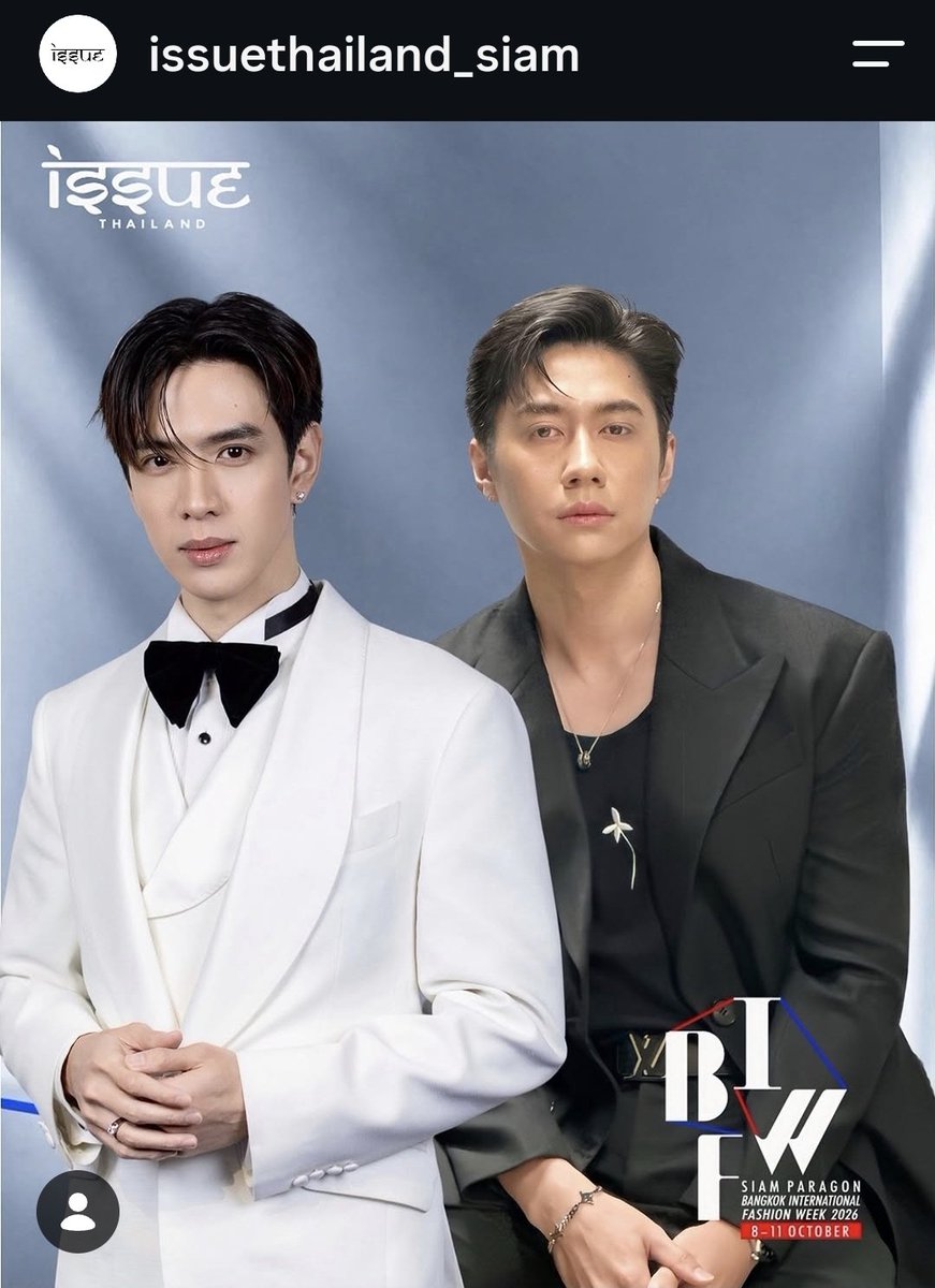 InzizT's tweet photo. 08.10.2026
✨️🐶🐱✨️ #JamFilm ; #แจมฟิล์ม is coming to BiFW2026 with #ISSUETH. 🎉
Check it out 👇🏻 issuethailandofficial
https://t.co/cK9WfEZ0P9 https://t.co/gADmp7ZzaI