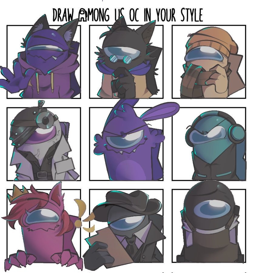 Mill23063667's tweet photo. Yippee! finally finished all of thier beans✨✨I hope you all love them!
#amongusoc #amongusart #AmongUs https://t.co/vkuHMJQ1yj