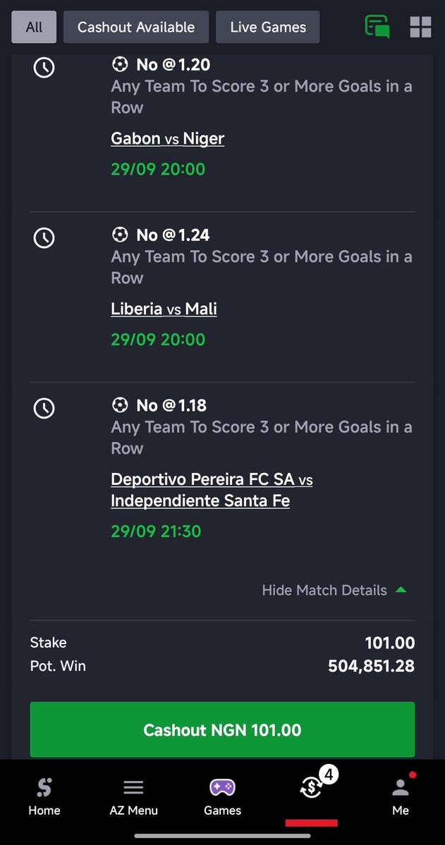 OdenwaBTC's tweet photo. I cool down select the best both teams not to score three goals in a row for today and tomorrow 💰

5k Odds 💨 MHRJ1Y

I pity who no see this Game https://t.co/nQEaW9qmFy
