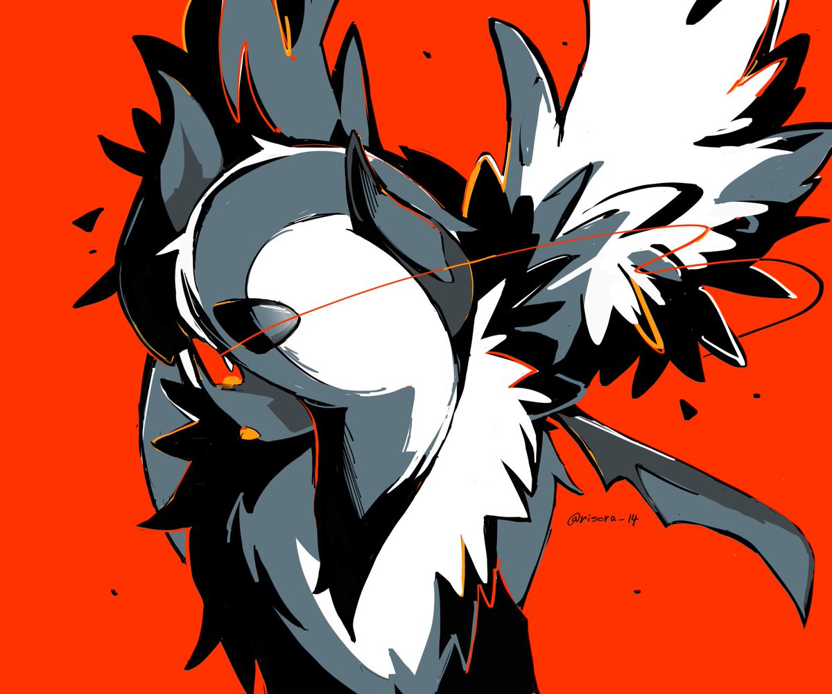 risora_14's tweet photo. 🟥レイヤー1枚  + 1時間縛り⬛️

#pokemonfanart #ポケモンイラスト #メガアブソル https://t.co/JdcAjcwWdf