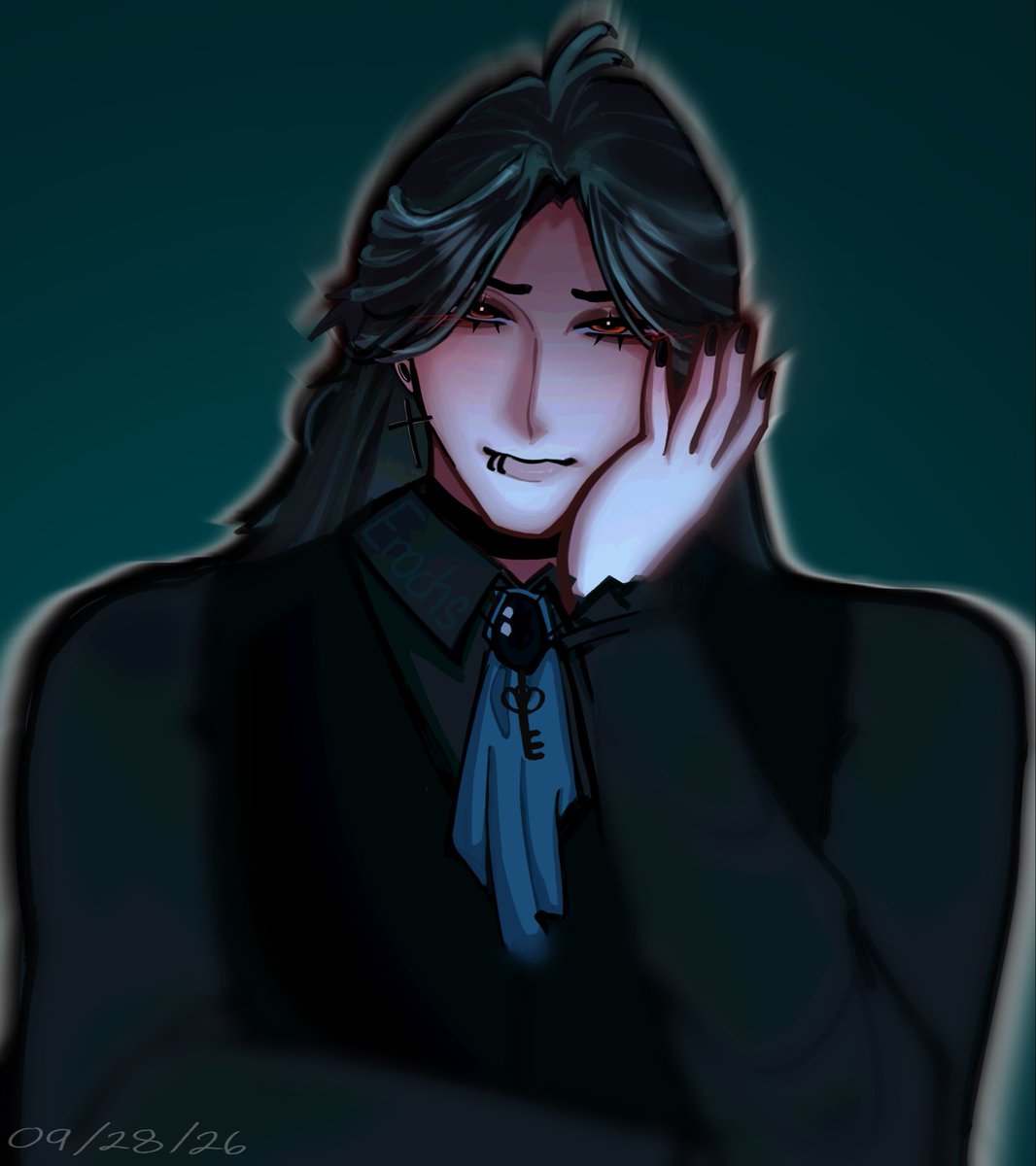 Er0chs's tweet photo. Vampire sol 😳🤤🤤 #TKATB #digitalartㅤ https://t.co/P3Q7rRsAHB