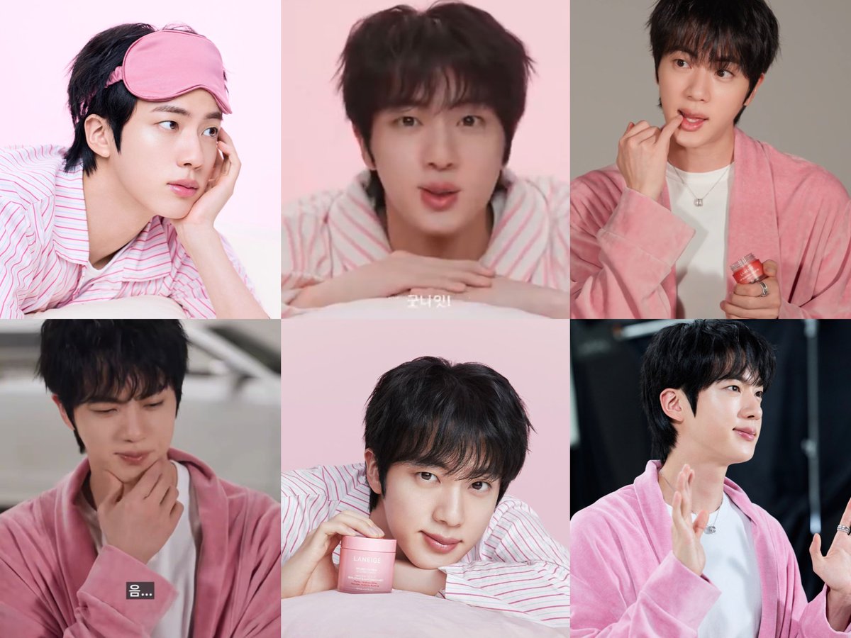 jinnnieluv's tweet photo. I love him in pink please give me more pink jinnieee https://t.co/JFDexa10zz