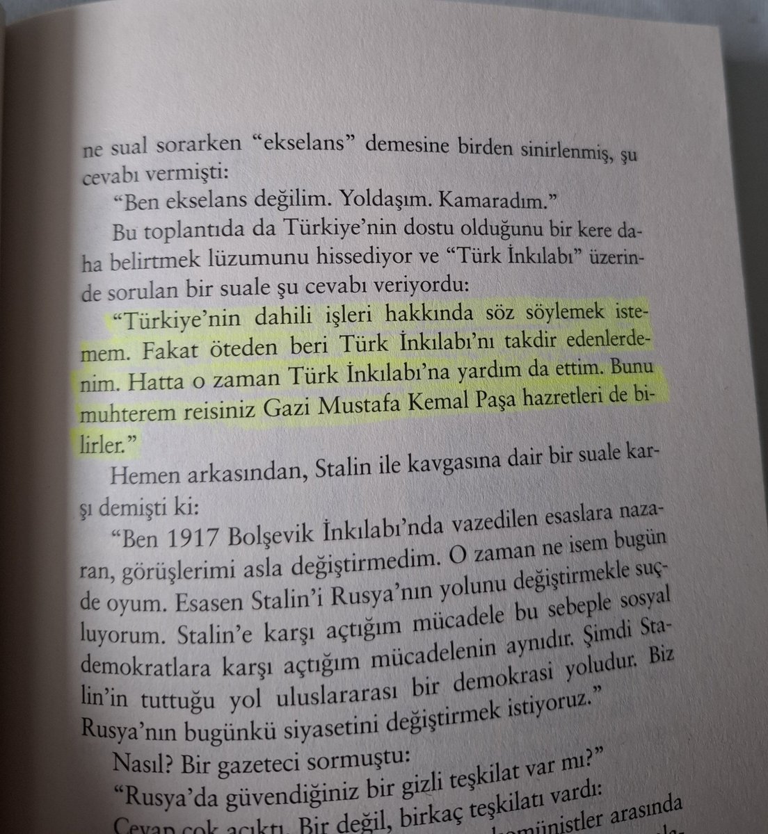 beingstillness's tweet photo. O sırada Troçki'nin Atatürk hakkındaki düşünceleri: https://t.co/908nPpXWt5