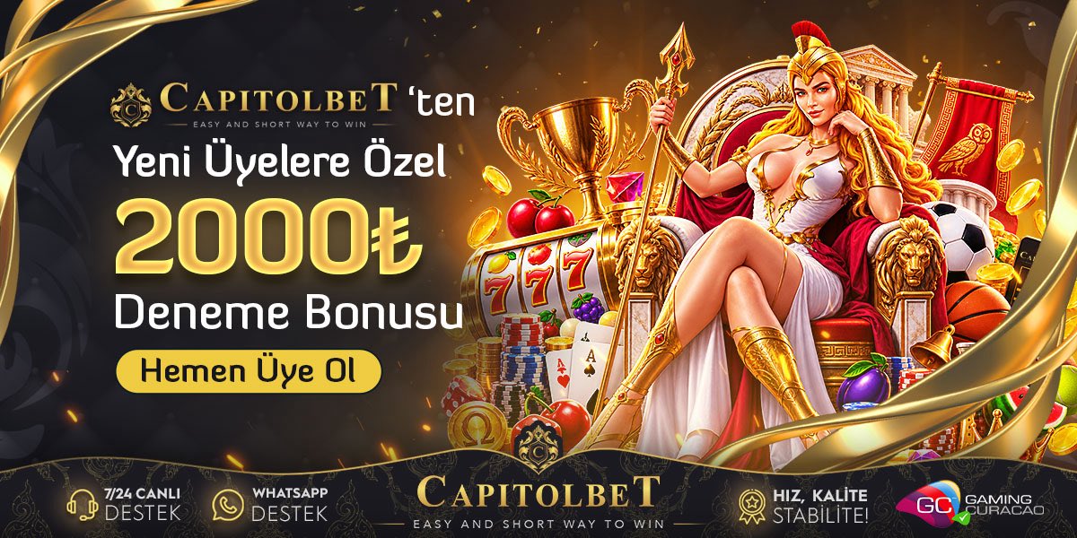 CapitolSociaal's tweet photo. 🎁 #CapitolBet’ ten Deneme Bonusu 📢

🎁 Yeni Üyelere Özel 2.000 ₺ Deneme Bonusu Fırsatı 💸

🚀 Hemen üye ol, fırsatı kaçırma ‼️

🎯 Kazanmak için neyi bekliyorsun ? https://t.co/s6OzQnd0C0 👊 https://t.co/0AUNPOLT10