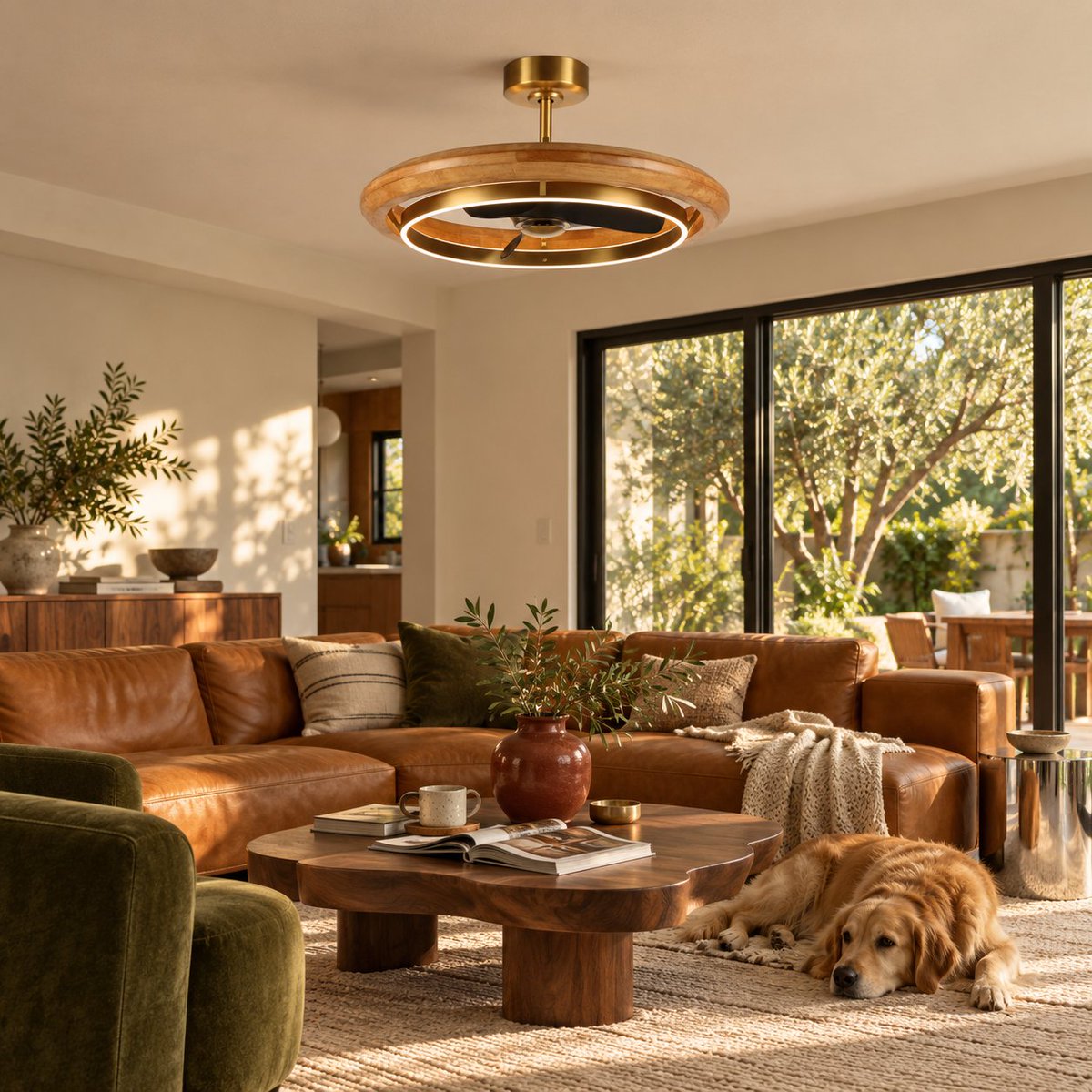 Parrotuncle's tweet photo. Good from every angle. 🔆
Natural wood, antique bronze, and a ring of light that pulls it all together.
#parrotuncle #fandelier #ceilingfanwithlight #modernlighting #wooddecor #livingroominspo https://t.co/wkP3p9oavH