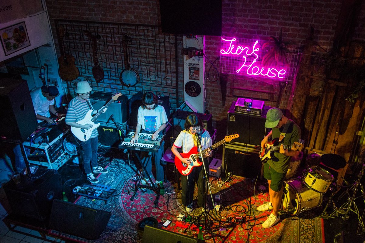 ShandiBoasmomc's tweet photo. Catch the electrifying indie rock show tonight at The Loft! Band hits the stage at 8PM—no tickets left, but you can still sneak in through the back door (just kidding, we sold out fast)! https://t.co/tCovObPCp5