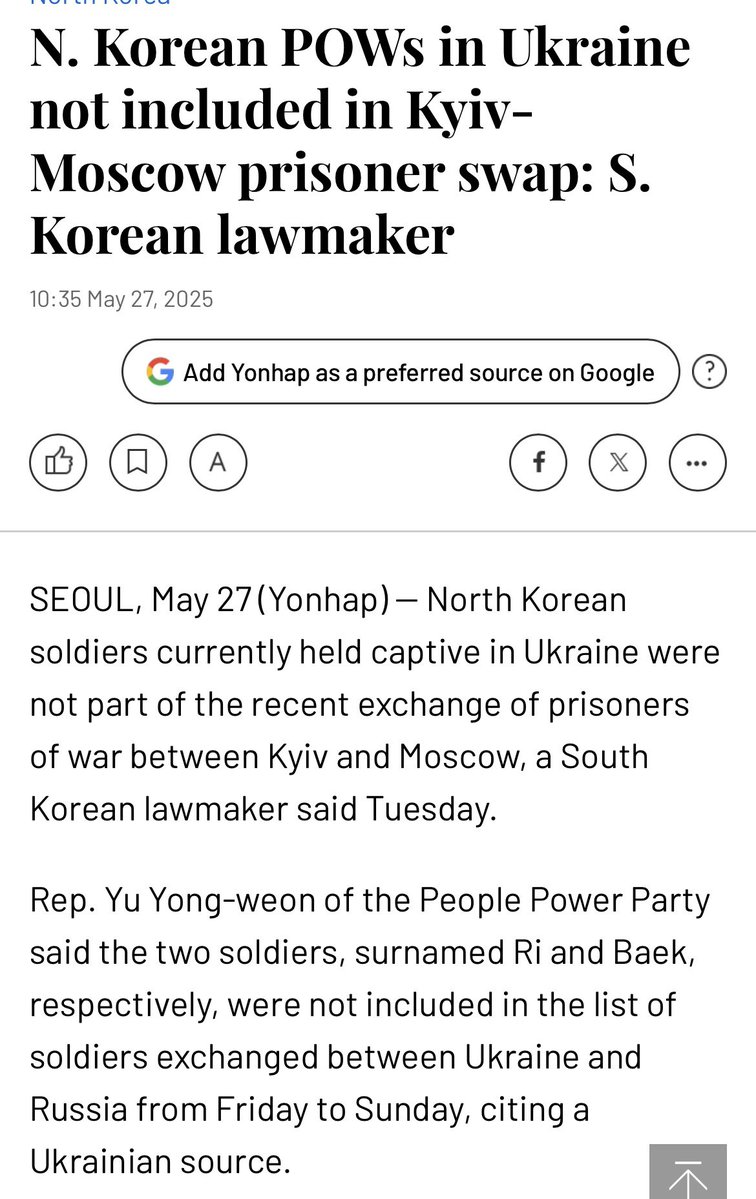 golub's tweet photo. @withkimbyungjoo South Korea publicly asked that North Korean nationals be handed over to them last year, when the first POWs were captured, and now they demand an apology for doing exactly that. https://t.co/VntroRoGIj