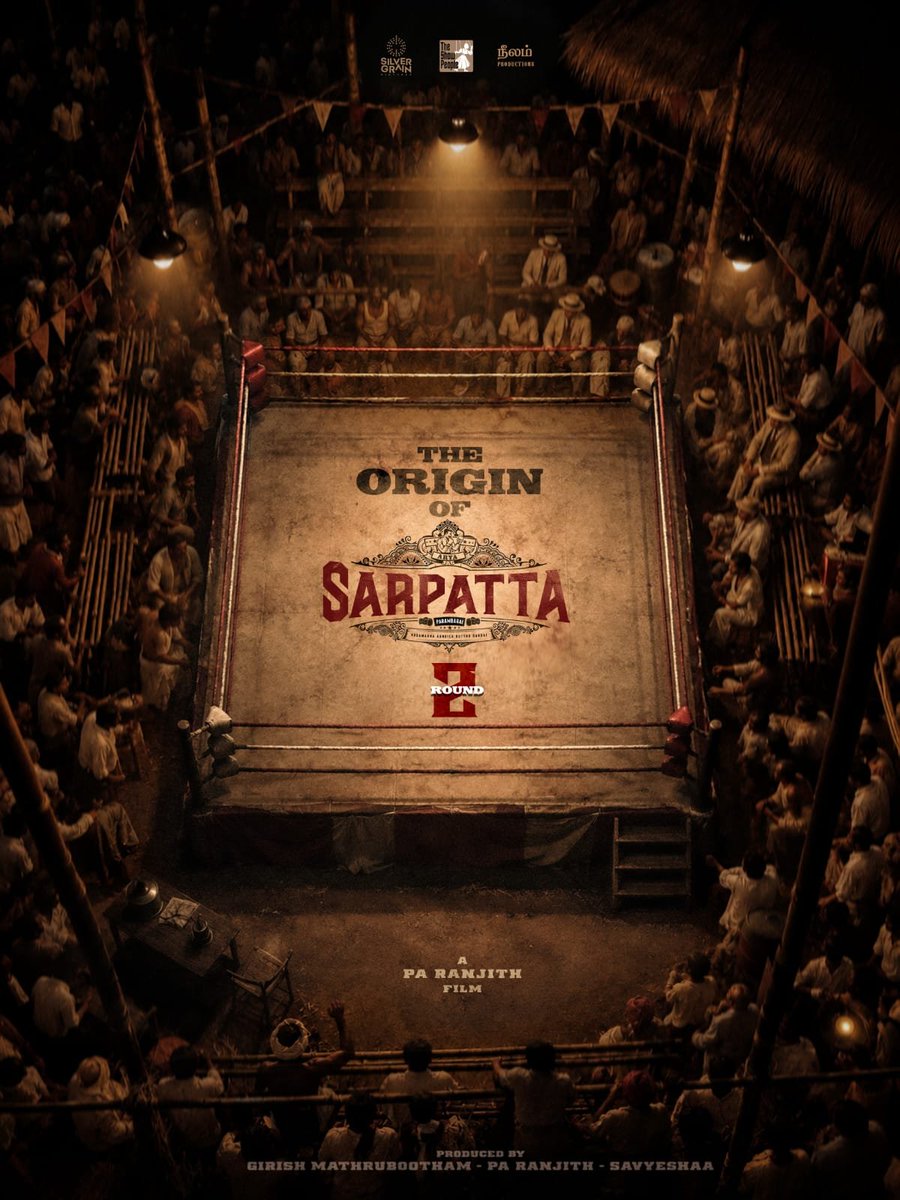 IndianClicks's tweet photo. Director #PaRanjith's #SarpattaParambaraiRound2, the origin of Sarpatta Parambarai officially begins today!🥊

#Arya #Kollywood https://t.co/UqgDQB4htU