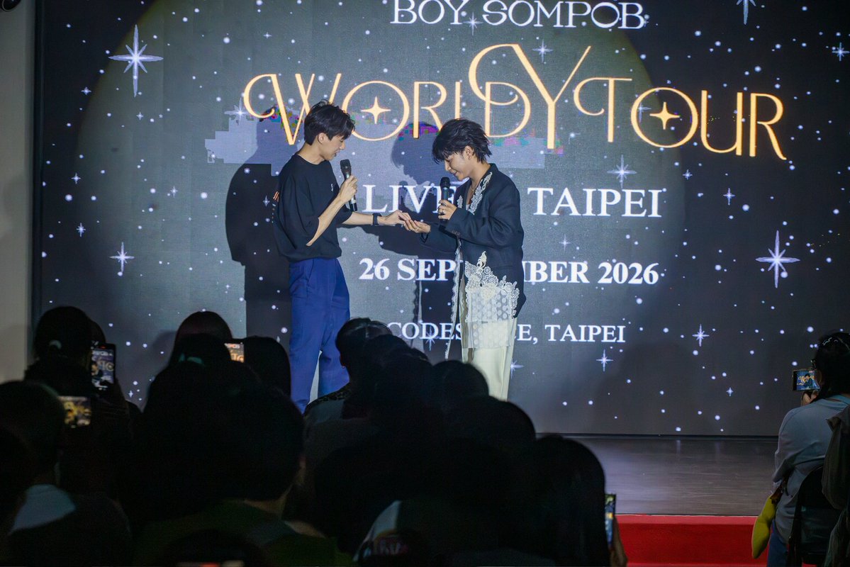best_nutdanaiw's tweet photo. เวลคั่มทูไทเปครับพี่บอย @boysompob @boysompob_music ขอบคุณ @may.nagement.th @jaya.std2026 ที่ทำให้งานนี้เกิดขึ้นมาได้
ขอบคุณทีมงานทุกคน ขอบคุณแฟนๆ ทุกคน
ผิดพลาดอะไรไปต้องขออภัยทุกคนด้วยนะครับ
#BoySompobWorldYTourLiveinTaipei
#BoySompob #maynagement #jayastudio #bstudio https://t.co/f6O8xI00t8