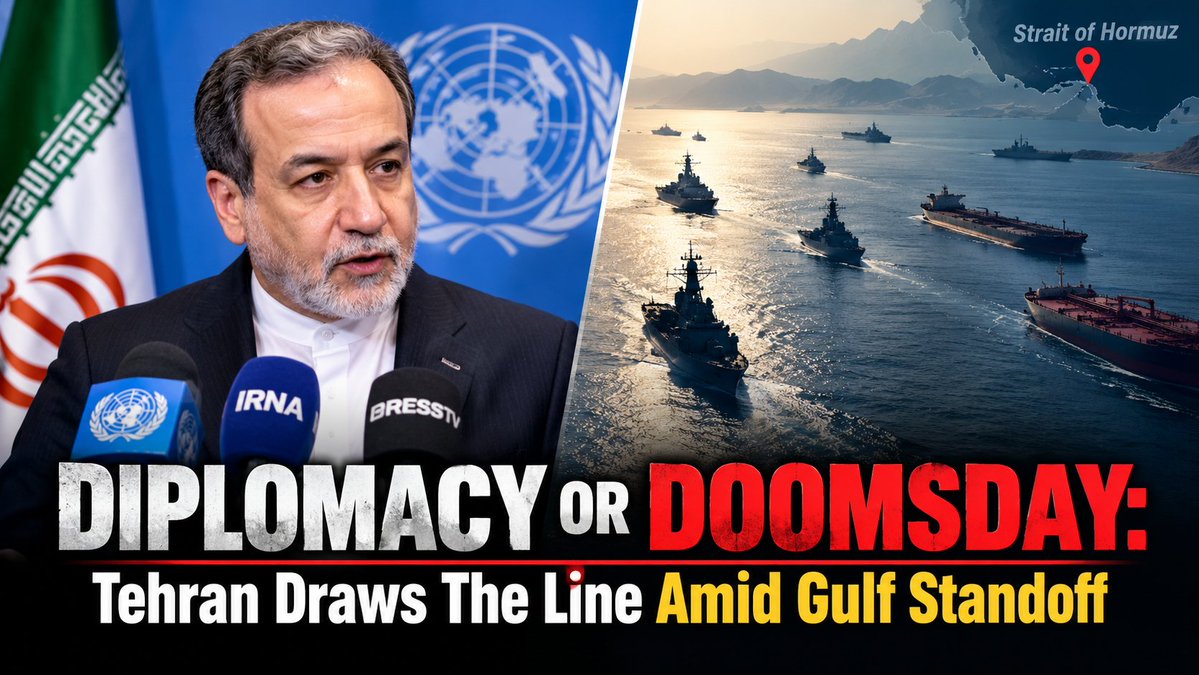 rrnewstrends's tweet photo. 🔴 BREAKING: Tehran is prepared for an "apocalyptic war" if attacks resume, but remains open to "real diplomacy," Iranian FM Abbas Araghchi says following high-stakes meetings in New York. https://t.co/fEtSrPb7Rl
#WorldNews #Iran #DonaldTrump #StraitOfHormuz #GlobalEconomy https://t.co/hjvzdgfZQ8