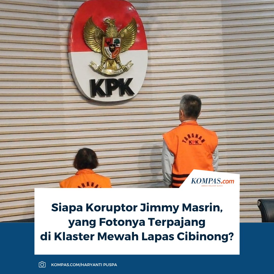kompascom's tweet photo. Baca selengkapnya: https://t.co/QWrpARUMzZ

Direktur Jenderal Pemasyarakatan Kementerian Imigrasi dan Pemasyarakatan Mashudi menjelaskan foto Jimmy Masrin ditemukan saat razia. Jimmy merupakan terpidana korupsi LPEI yang divonis 8 tahun penjara.

~RK #JimmyMasrin #KlasterMewah [2026092813011691]