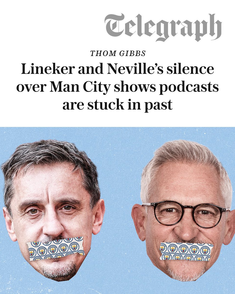 TeleFootball's tweet photo. “It is not often you find yourself wishing for more football coverage, but that was the odd feeling this weekend”

After Manchester City were found guilty on 114 of their 115 Premier League charges, Thom Gibbs noted a lack of reaction from the country’s leading player-fronted podcasts ⬇️

https://t.co/8Vwj5gMzD3