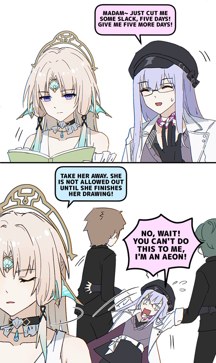 raymnd_x's tweet photo. ☆〈English Translation〉

How Pearl treats her employees
Sauce- https://t.co/ENg5Itf5g9 https://t.co/3b4sIFhbiz