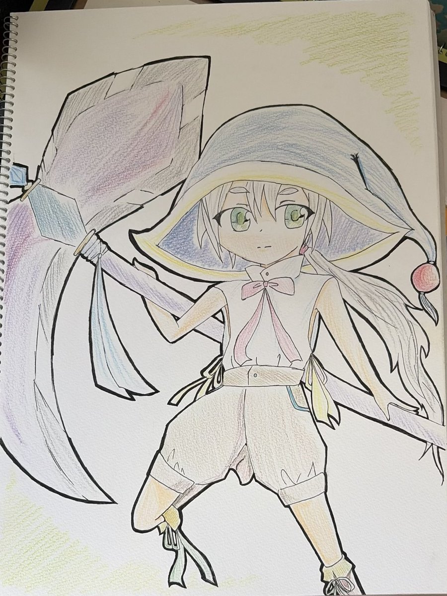 Y__4155's tweet photo. 中学上がる前くらいの絵が発掘された
昔からこういうのが好きだったんだな…… https://t.co/3l0YvHrRW6