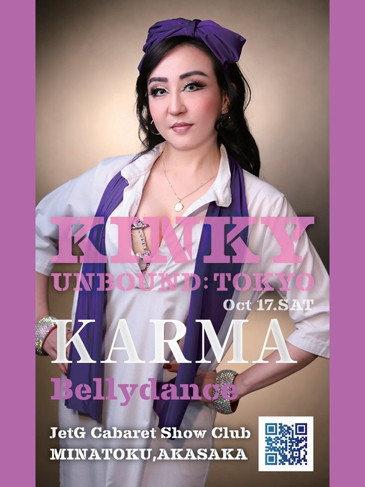 kinkyunbound's tweet photo. GUEST DANCER    
KARMA
Bellydance

Date: Sat, October 17, 2026 Time: 18:00 - 0:00 Tickets on sale now: https://t.co/Dvvts8X648 https://t.co/2ETTcWTXuK