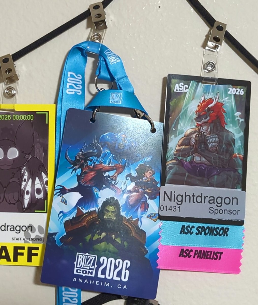 nightdragon0's tweet photo. Finally having time to collect my thoughts on #ASC2026. Such a good way to round off a week-long trip! This continues to be a con with a sweet spot in size, location &amp; friends to see! #fursuit #fursuiting

Pics 2 &amp; 3 by Summer Rine &amp; Gale. https://t.co/JjEzkJjXso