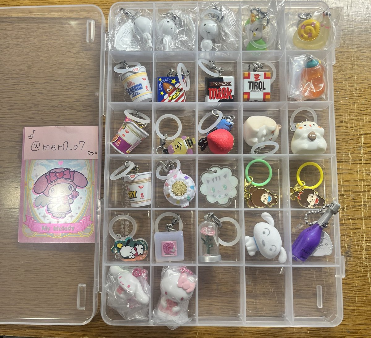 mer0_o7's tweet photo. ꒰ 交換 ꒱ ガチャガチャ めじるしアクセサリー

譲┊︎画像 1〜4枚 3・4枚目多い人優先します🥹🙏🏻

求┊︎定価➕梱包費➕送料 > その他めじるし

赤羽・池袋手渡しor郵送可能です！

検索からでもお気軽にお声掛けください🥹🙏🏻 https://t.co/EC7235YcNd