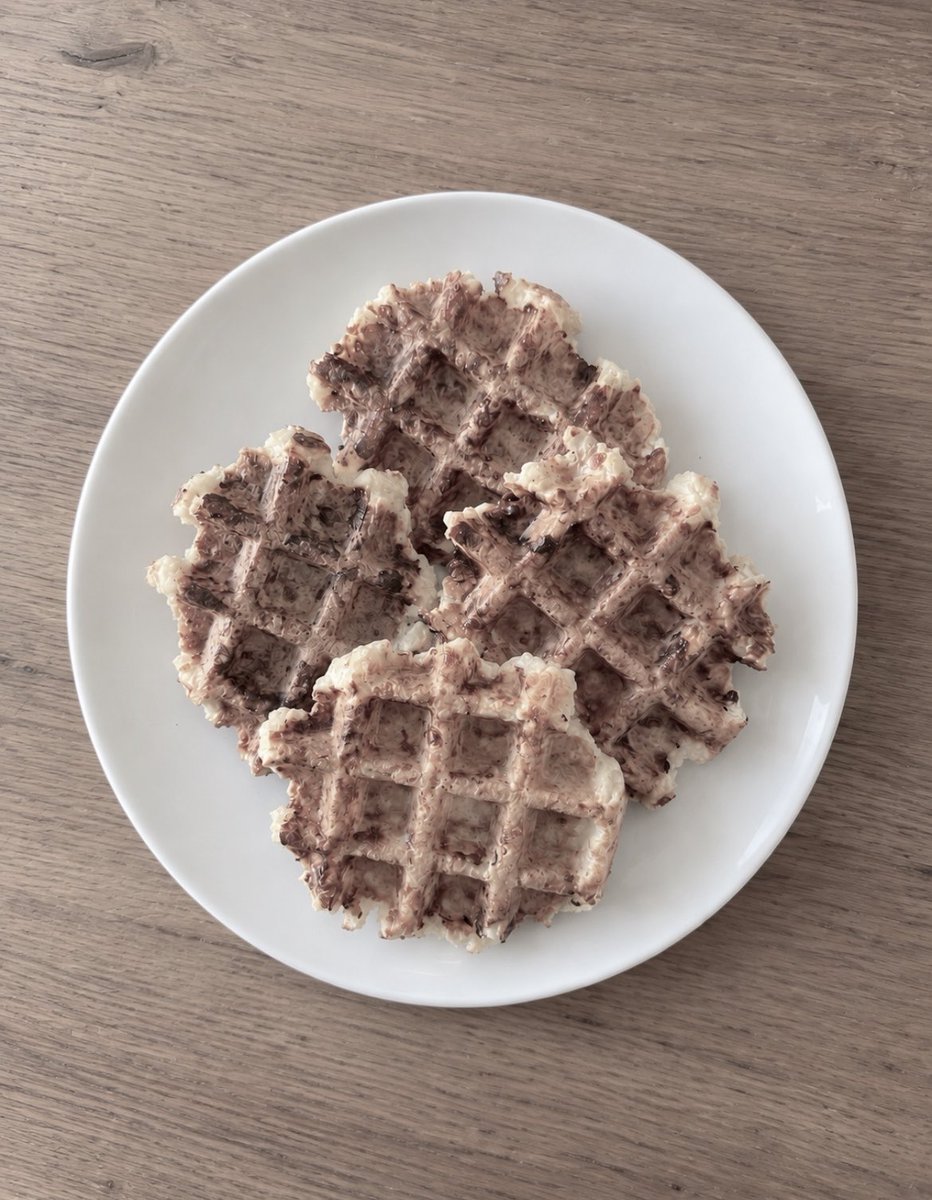 noorllightbae's tweet photo. My fav waffles everrrr 
22,5 grams of protein and about 200 cals https://t.co/y4UaobR8Re