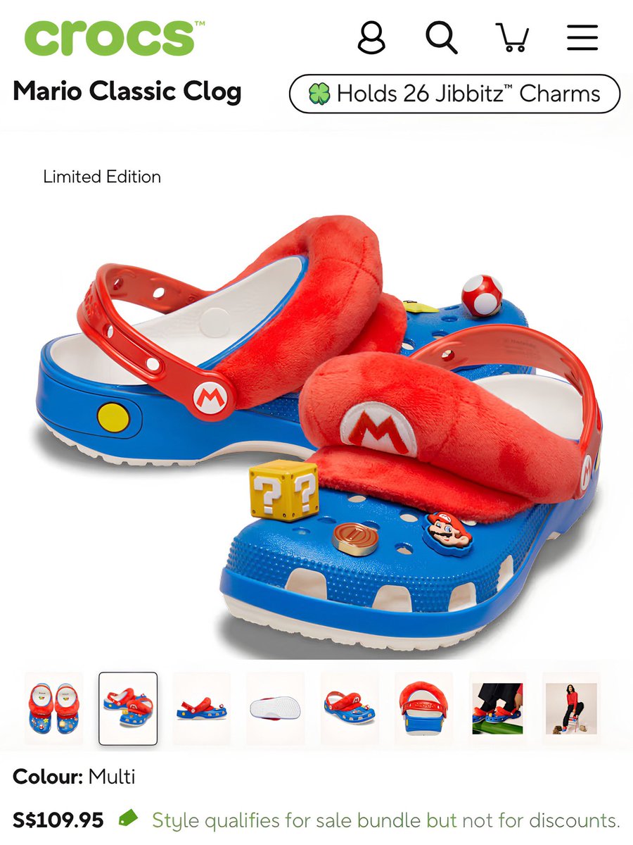 Oldschools_'s tweet photo. Sandal yg dipakai Oline (@M_OlineJKT48) : Crocs - Mario IAM Classic 🍄✨

Warna biru bold dengan detail topi merah Mario &amp; Makin gemes dipadu 6 Jibbitz™️ eksklusif. Playful, comfy, dan unmistakably Mario 💭🤍

📸: 𝙖𝙡𝙡𝙞𝙣𝙤𝙣𝙚 — 1103

#Os48 #OlineJKT48 https://t.co/y9yvsJJu1u