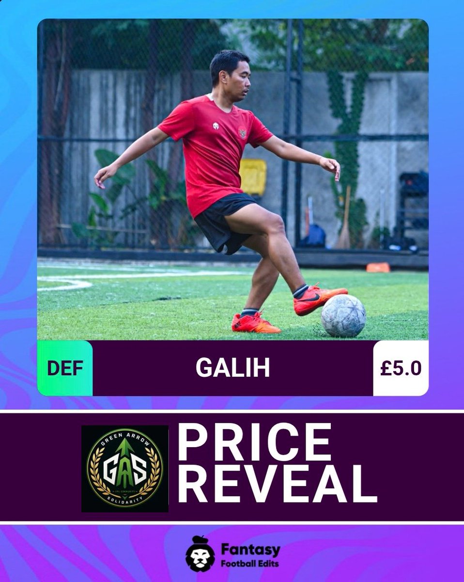 greenarrows2026's tweet photo. GAS Mini Soccer price reveal 👇

@jurnalisatletis - DEF - £5.0m 💸 

#FPL #FPLIndonesia https://t.co/SWVsNIY4Lz