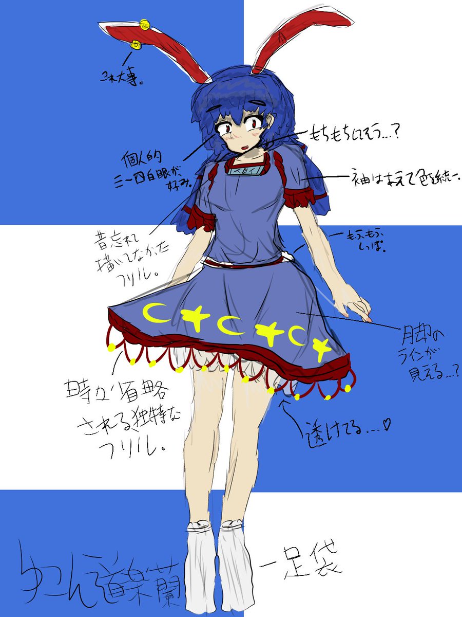 PPMR_Graphic's tweet photo. #東方Projectㅤㅤㅤㅤ 私が清蘭を描く上でのチェックポイント。 https://t.co/0iY4dlUdD8