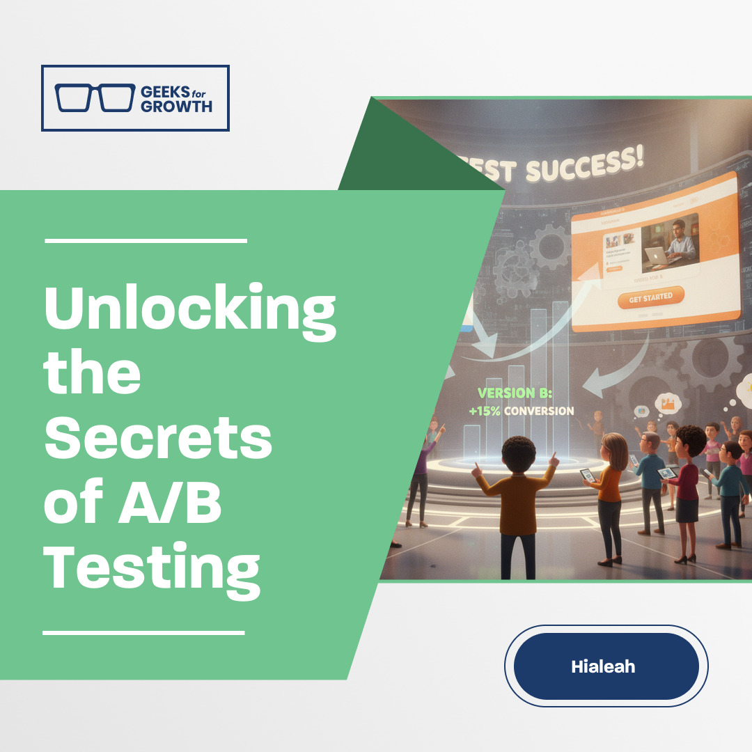 G4GHialeah's tweet photo. A/B testing is a powerful tool in Conversion Rate Optimization, allowing marketers to test variations of their content and gauge user responses. By isolating variables, such as headlines or visuals, businesses can determine what resonates most with their audience. Condu... https://t.co/cXY3wwndHb