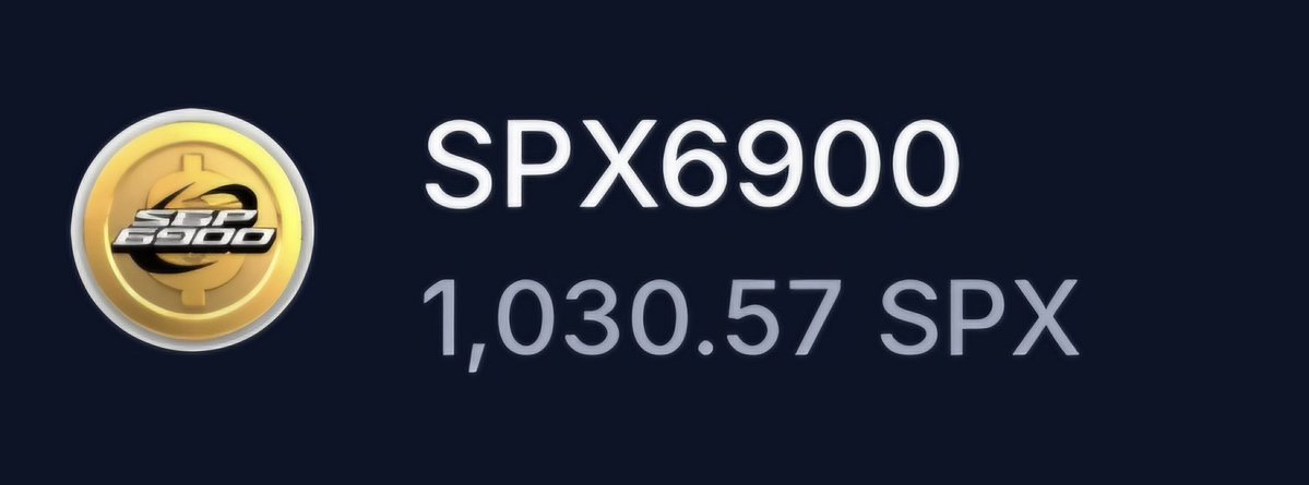 BUMVANWINKLE's tweet photo. Week 2 of accumulating #spx6900

The outpour of support in this community of the last week has been incredible. I have NEVER in my life seen my phone pop off so hard with notifications.

This community is like nothing I have encountered. Time to hit 10K coins. #persistforever https://t.co/Bk36xTaFJh