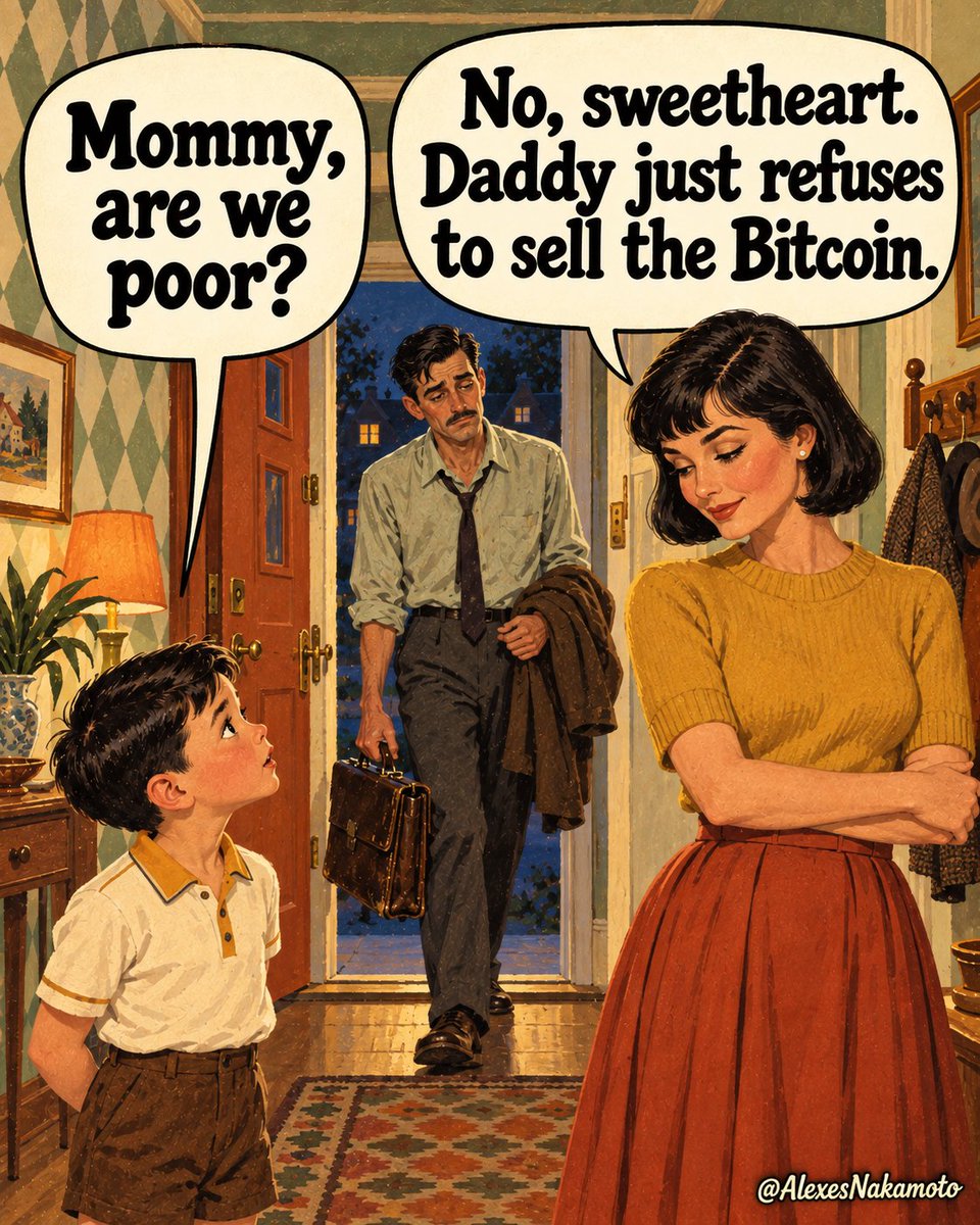 AlexesNakamoto's tweet photo. One day my kids will understand why Dad wouldn’t sell. https://t.co/2MQmFDUa5O