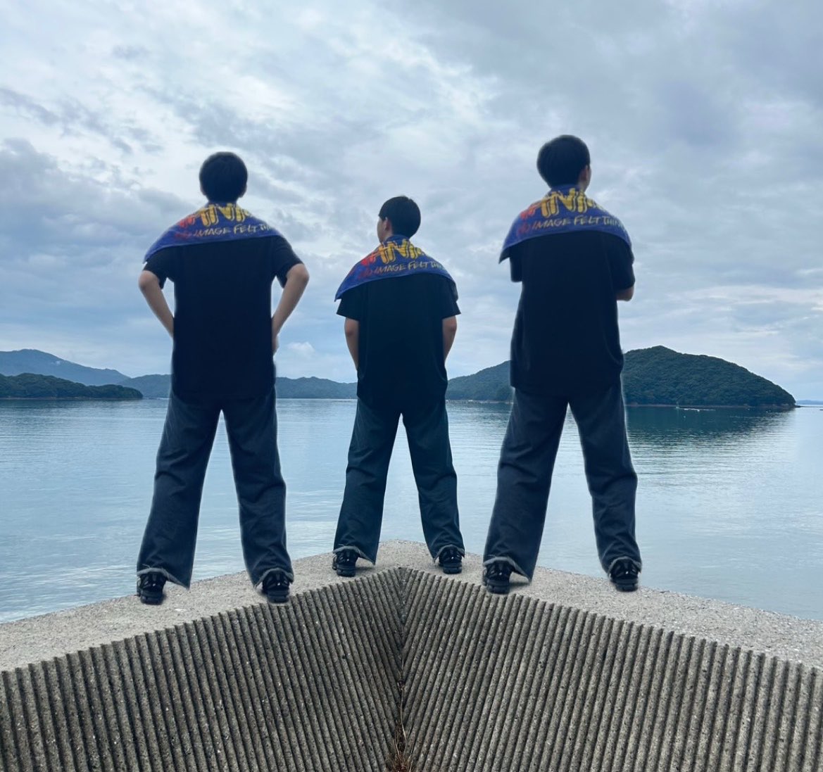 take_whc's tweet photo. 聖地巡礼で1番したかった1人3役できました！
https://t.co/cBdJDILMBI https://t.co/RBVOSFcLhS