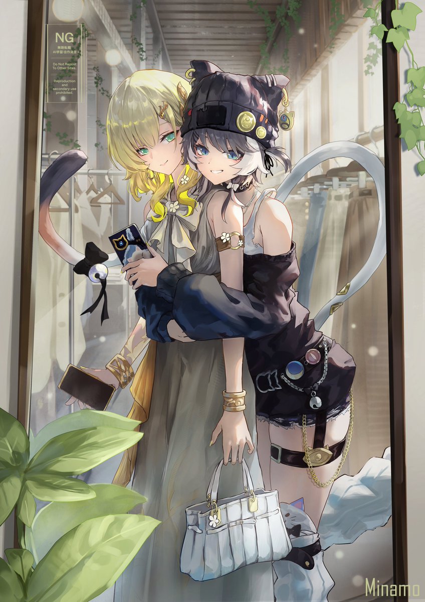 minamo030_art's tweet photo. 休日のサフェルとアグライア https://t.co/KAgcSUUCyH