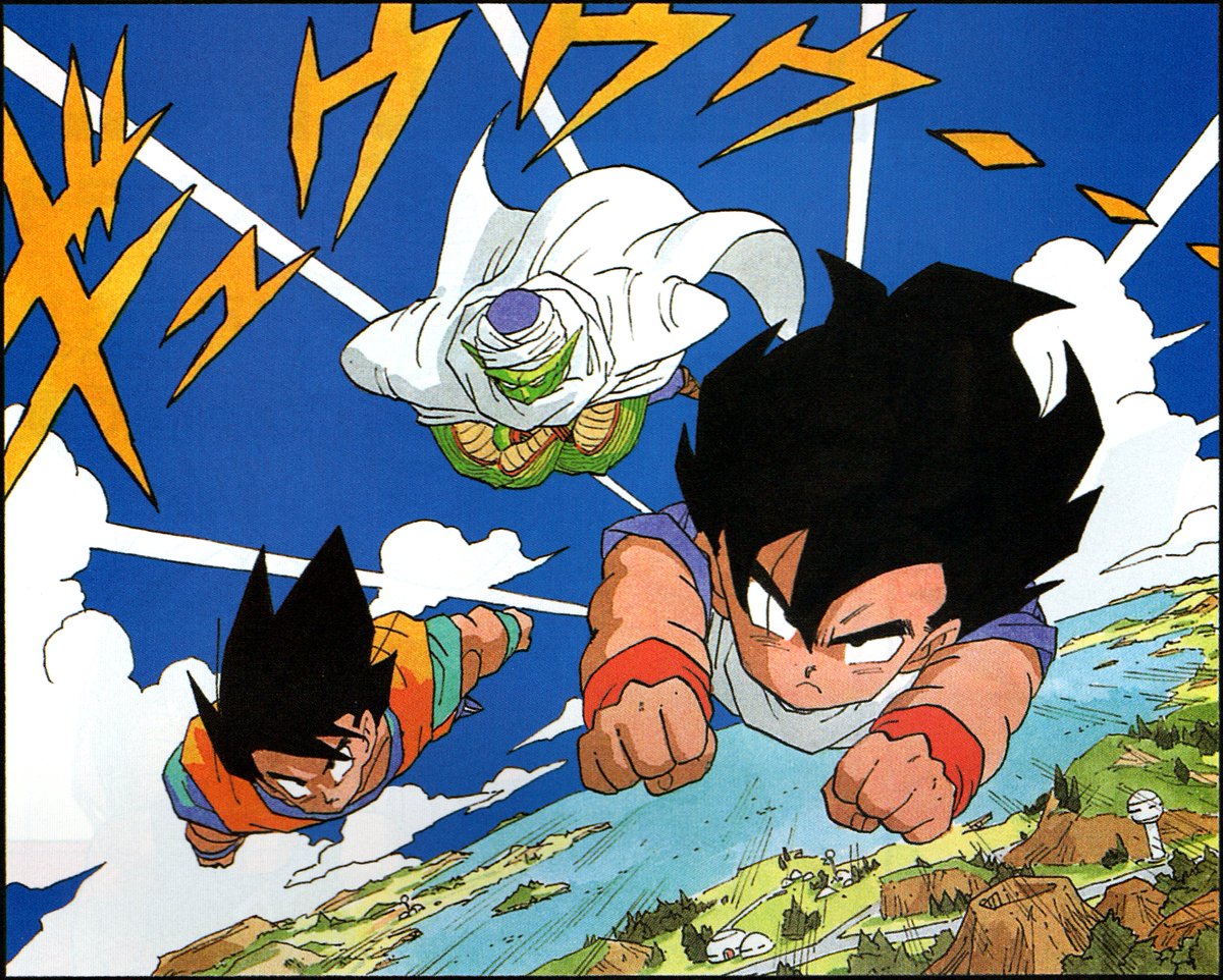 PiccoDamayonaiz's tweet photo. Akira Toriyama original colors >>> https://t.co/B7P91XOvtz