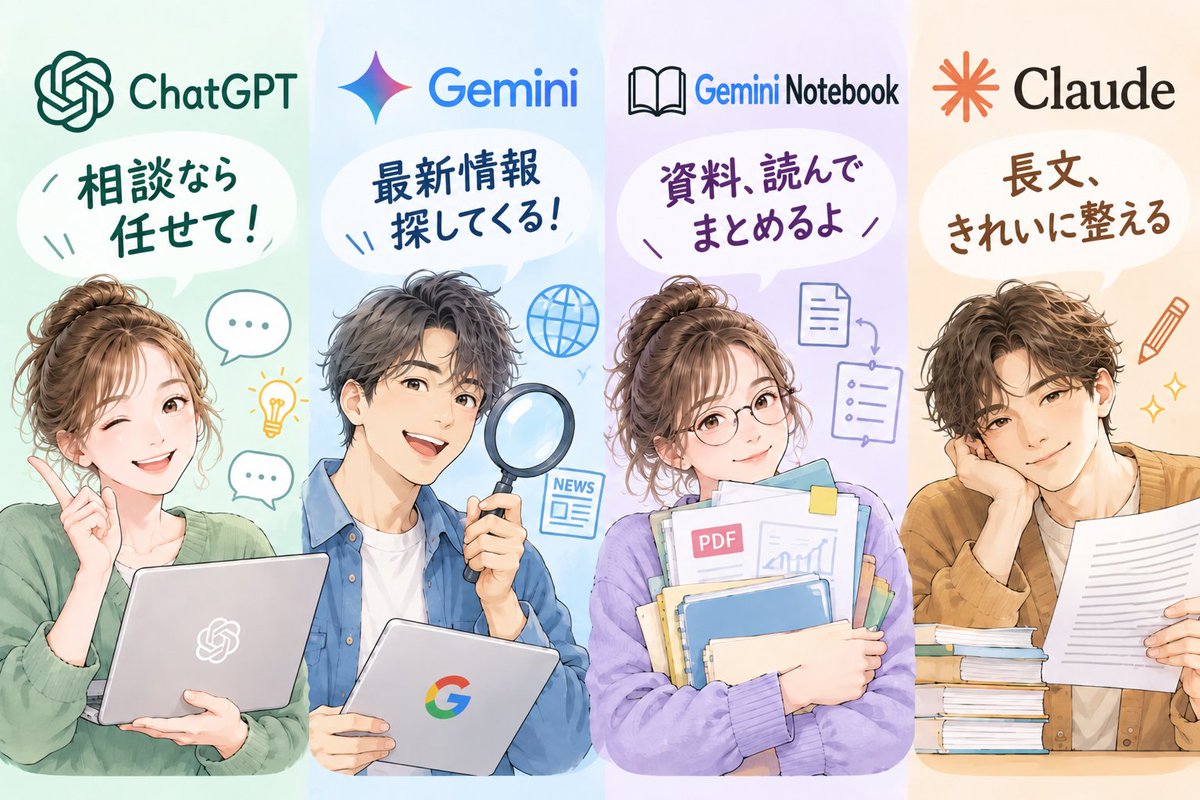 maman_lemon's tweet photo. 昨日は職業訓練校のオンラインAI講座イベントに参加♪
「どのAIに課金する��が良いか」という質問。

こういうイベントで、他の参加者の思ってること聞けるの刺激になる。
引きこもりの私には集まってるってだけで楽しいわ。
GeminiNotebookって使ってみたい。

モチベ上がるぅ〜😊

#職業訓練 #AI https://t.co/zYgbP3uSAR