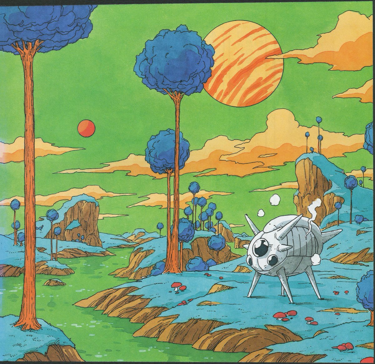 PiccoDamayonaiz's tweet photo. Akira Toriyama original colors >>> https://t.co/B7P91XOvtz