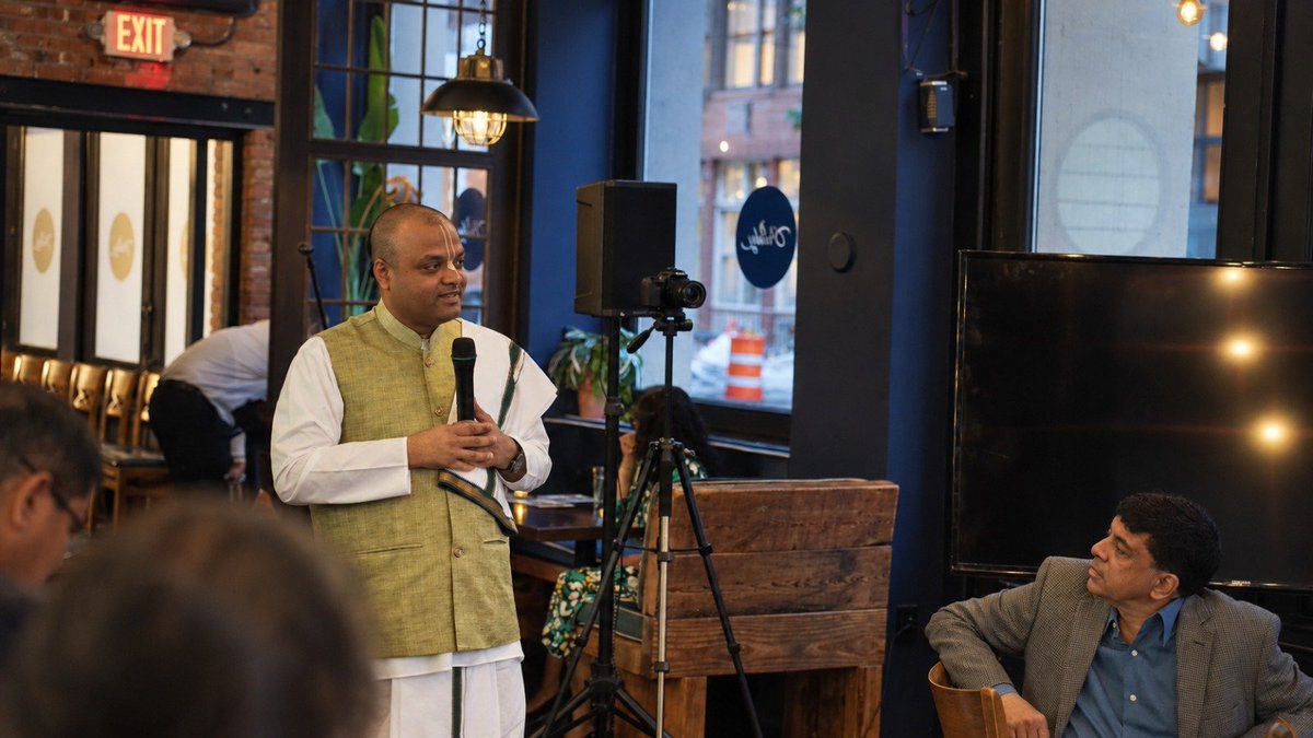 naveenadasa's tweet photo. Earlier last week, @IndiasporaForum , @ironladyfdn , and the World Food Movement @WFMNJorg co-hosted “The No One Hungry Project.” at Paisley restaurant in New York on September 23.

It was my privilege to speak about the World Food Movement’s work to address food insecurity in the U.S., particularly among community college students, and our aim to provide a cumulative 1 million meals by 2030.

Grateful to all our supporters and well-wishers who joined us. Together, we can ensure that no one goes hungry!

#worldfoodmovement #thenoonehungryproject #wfmnj #wfmamerica #foodinsecurity