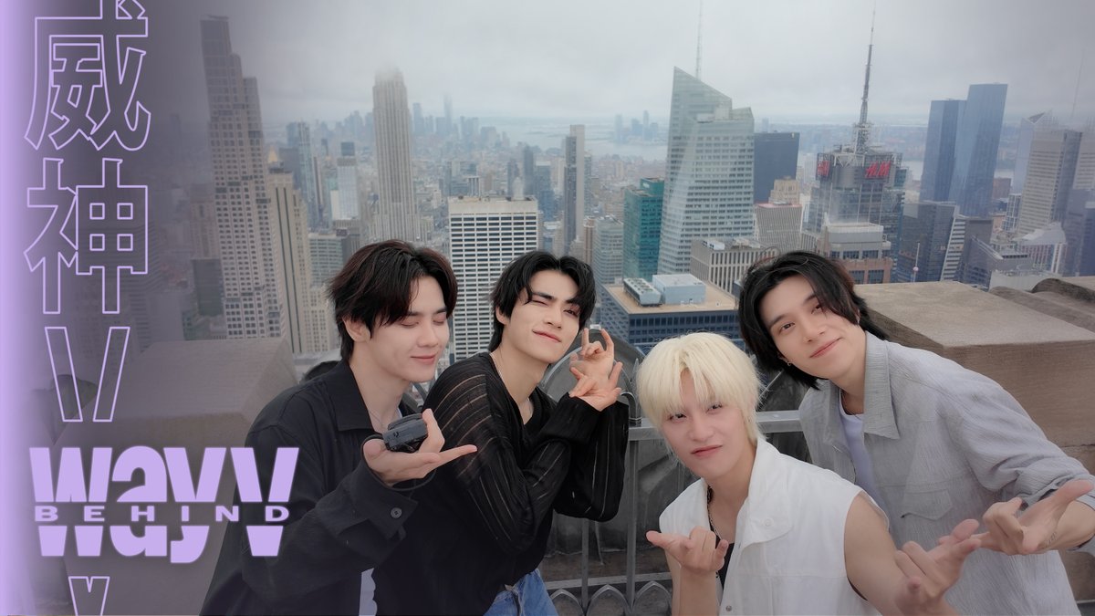 WayV_official's tweet photo. 🏙️𝙽𝚈𝙲 Mission Challenge🍕 | WayV in NEW YORK

https://t.co/JIwZG1dCWO

EVERYTHING, ALL AT ONCE, NEO
https://t.co/JdAsGZLJoh

#WayV #威神V 
#NewYork #Behind
#NCT_10TH_ANNIVERSARY https://t.co/hdRk7zhjwk