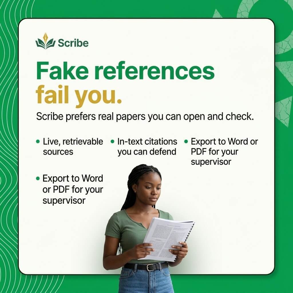 david_nsude's tweet photo. Built Scribe for long academic projects — outline → chapters → real openable sources → Word/PDF.
Writers handling FYPs &amp; theses: DM @david_nsude for a free trial.
https://t.co/GoMQyNAlUz https://t.co/bbY2bt5KNG