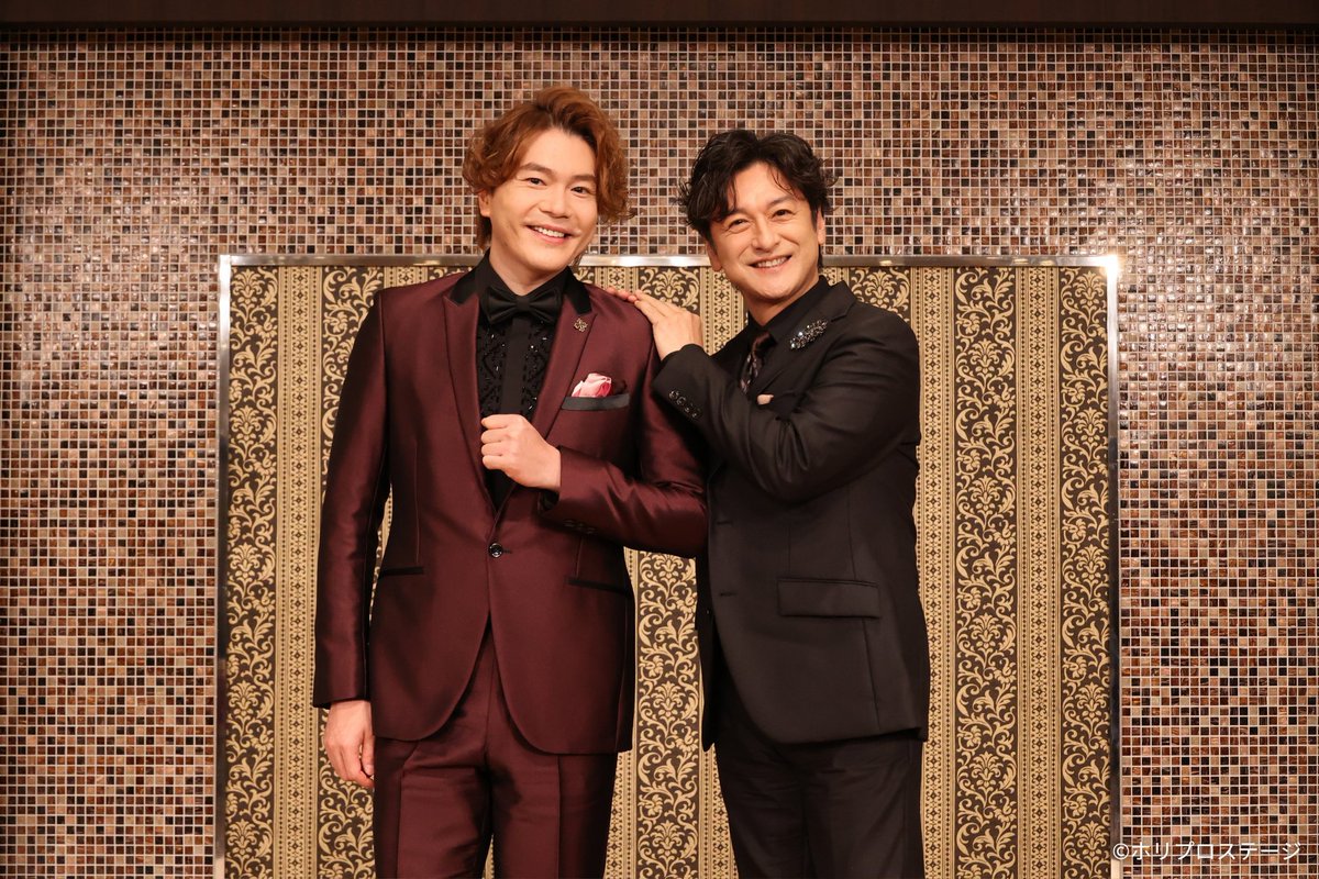 horipro_stage's tweet photo. #ラカージュ #鹿賀丈史 #市村正親 #佐藤隆紀 #石丸幹二 #内海啓貴 #山田健登 #潤花 #森公美子 https://t.co/tux7BJwTeS
