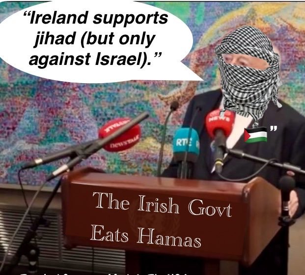 uricohenisrael's tweet photo. Ireland 🇮🇪 = white ISIS https://t.co/t8KrwBkwo3