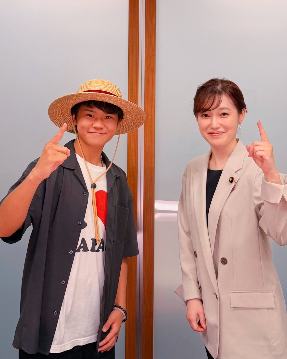 yutabon_youtube's tweet photo. 参政党の塩入清香さんとコラボさせていただきました！「日本人ファースト」についてや沢山の事をお話をさせてもらったので、YouTubeに公開する時を楽しみに待っていてください！ https://t.co/EKRLYO36h0