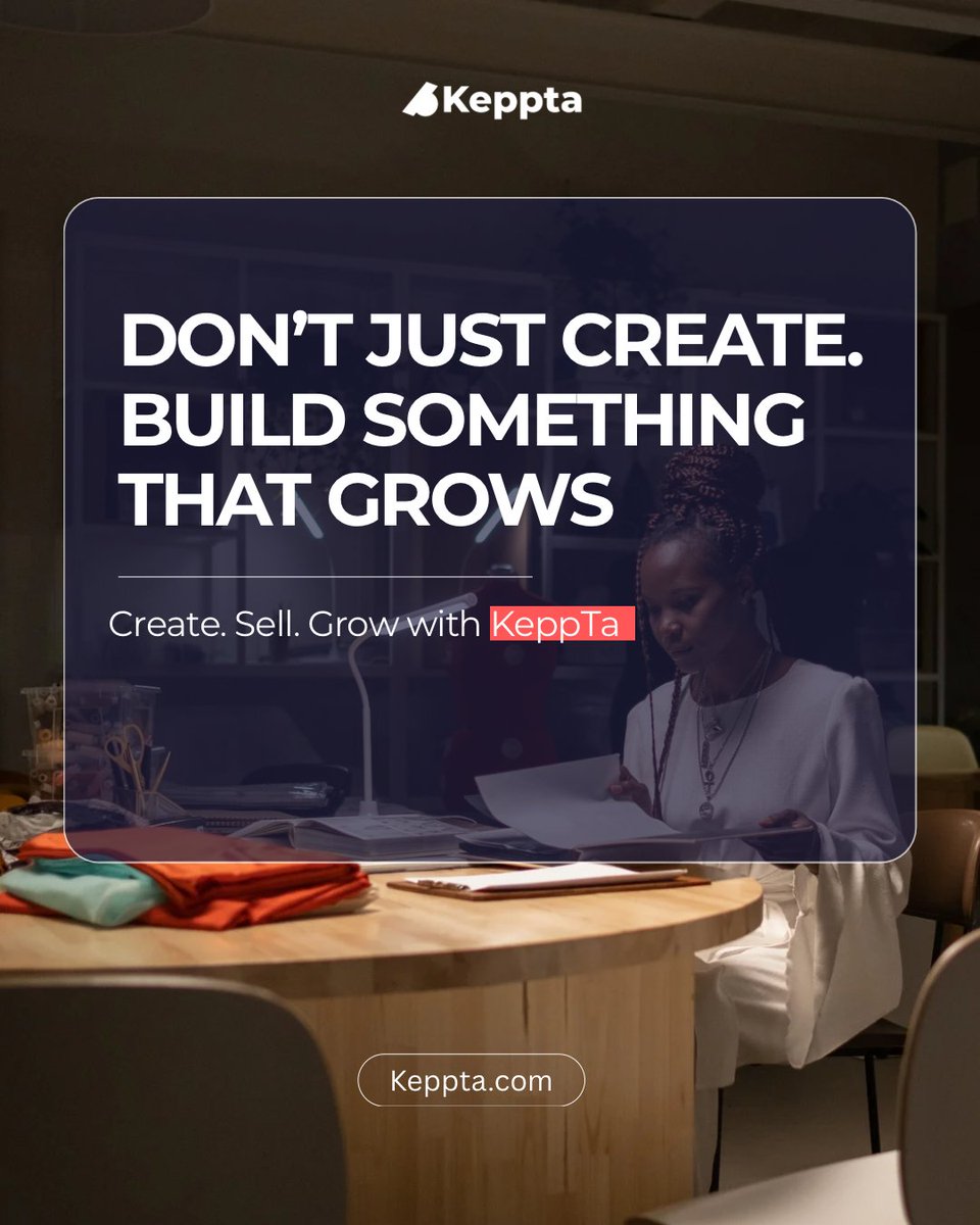 usekeppta's tweet photo. Creators, staying ahead isn’t about creating more. It’s about creating with purpose.

Build something your audience actually needs, make it easy for them to buy from you, and turn your creativity into something that grows.

Create. Sell. Grow with KeppTa.

https://t.co/Og6nN4RVh5

#usekeppta #creators #digitalproducts #sellonline #creatoreconomy
