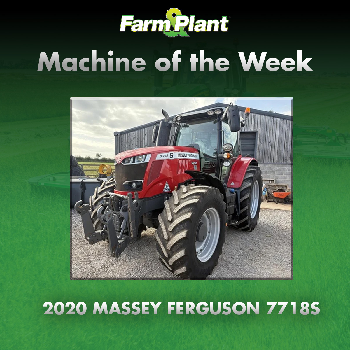 FarmLocator's tweet photo. 🔔 𝐌𝐀𝐂𝐇𝐈𝐍𝐄 𝐎𝐅 𝐓𝐇𝐄 𝐖𝐄𝐄𝐊 🔔
🚜2020 MASSEY FERGUSON 7718S 🚜
View full listing 👉 https://t.co/U0tID9vG2K https://t.co/QOgzYKWbsg