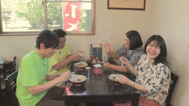TVGweb's tweet photo. 10/2&amp;9放送⏰
「華丸・大吉のなんしようと？」

紅しょうがが初登場✨
博多華丸・大吉とともに
北九州市・若松区＆戸畑区を街ぶら👣

🌽冷製とうもろこしスープに
1日800個売れる丸天!?

熊元プロレス＆稲田美紀が
北九州市グルメを2週連続で食べ尽くす🍽️

https://t.co/e3PmXxpo90

#なんしようと https://t.co/0wvVUYtEbX