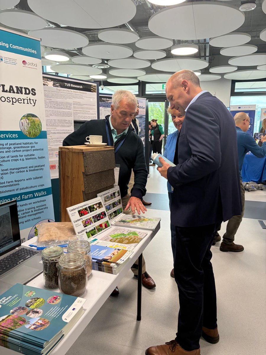 EUJTF_ie's tweet photo. Last week #EMRA were delighted to attend the #SMOR Working Party meeting and showcase the impact of EU Cohesion Policy across Monaghan & Athlone 🇪🇺

Visits included the Monaghan Peace Campus, TUS technology gateways, #EUJTF project Mount Lucas Circular-IMTA-Demo Project and National Construction Training Centre.

A great opportunity to highlight innovation, skills, research and regional development in Ireland.

Thank you to all of the #EUJustTransitionFund projects who showcased on the day.

#EUfunds #CohesionPolicy #ERDF #Peatlandsforprosperity #Futurecast #Bioscaleup #ReShape  
@EMRAssembly @agriculture_ie  @DeptCEE @eurireland @EU_Commission @EUinmyRegion @pobal @gri_cooperative @TUS_ie @SEUPB @EMRAssembly @DeptEnterprise @NWAssembly @SouthernAssembl