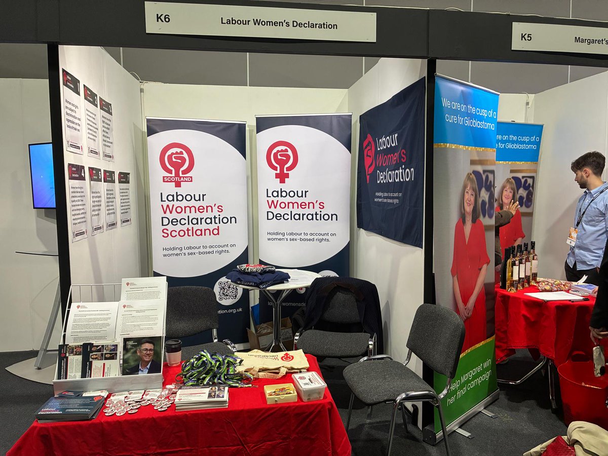 LabWomenDec's tweet photo. Got any questions about our take on @UKLabour's policies on the sex-based rights of women and girls?
Looking forward to welcoming #Lab26 delegates and visitors to our stand at K6 in the Exhibition Hall at any time between now and close of conference on Wednesday.
#LWDLiverpool26 https://t.co/xtUyHjV2TI