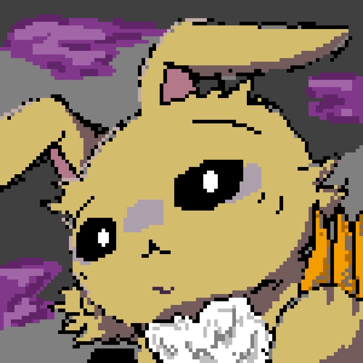 Kuromoti_78's tweet photo. このうさぎ姿の会見たことないんよなぁ..,。
何話ぐらいの話なんやろうか( ᐙ )..
あと、ドット絵描くのが止まらない！笑

#ちいかわ　#ドット絵　#ハートピア https://t.co/NAI8svFE8x