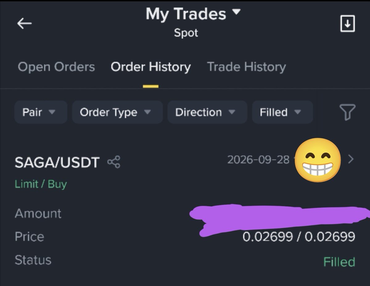 CRYPTOKSA's tweet photo. تم تجديد الدخول مع وقف الخسارة في $SAGA 
يعني مغامرة الموضوع . . https://t.co/V7EC9rU6We