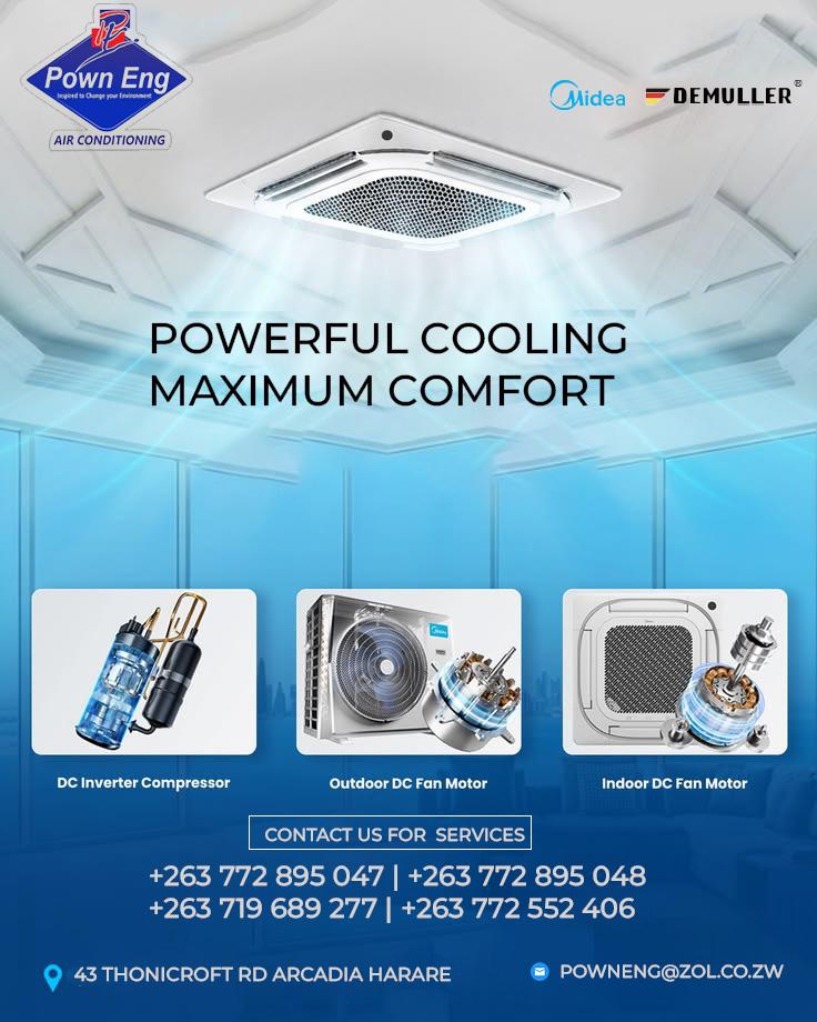 AirPown's tweet photo. ac

🔥 SUMMER IS HERE! Beat the heat with powerful cooling &amp; maximum comfort ❄️🏠Get your AC today from Pown Engineering — your trusted HVAC partner in Zimbabwe.📞 Call/WhatsApp: +263 772 895 047 | +263 772 895 048#BeatTheHeat #AirConditioningZimbabwe #PownEngineering #StayCool https://t.co/FzGV3vvSCR